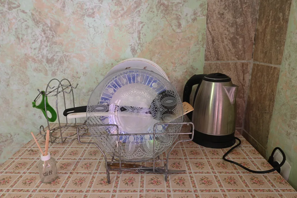 Домик-эконом с террасой и видом на море и горы