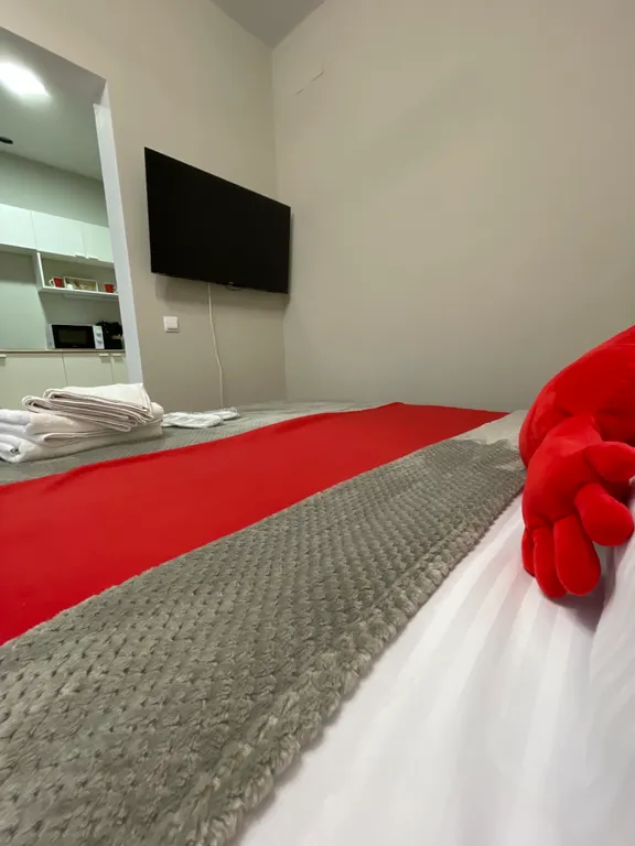 Уютная студия с двухспальной кроватью