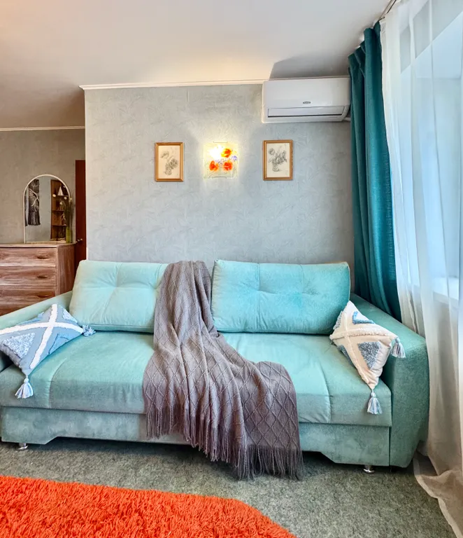 Квартира Квартира Volga Art Home Для семьи 3 спальных места Центр — Саратов