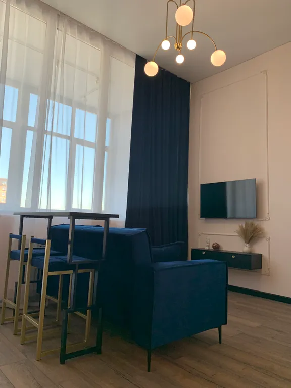 Двухэтажная однокомнатная квартира