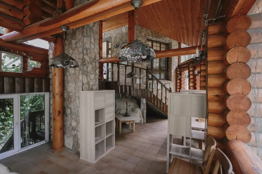 Коттедж Дом с тропическим бассейном, сауной и каминами — Московский