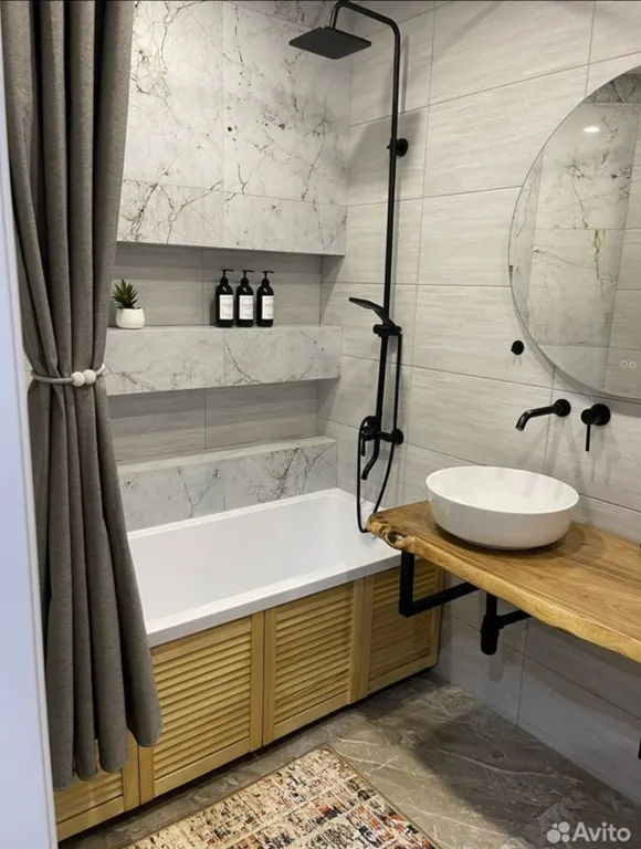 Апартамент с дизайнерским ремонтом, с видом на горы