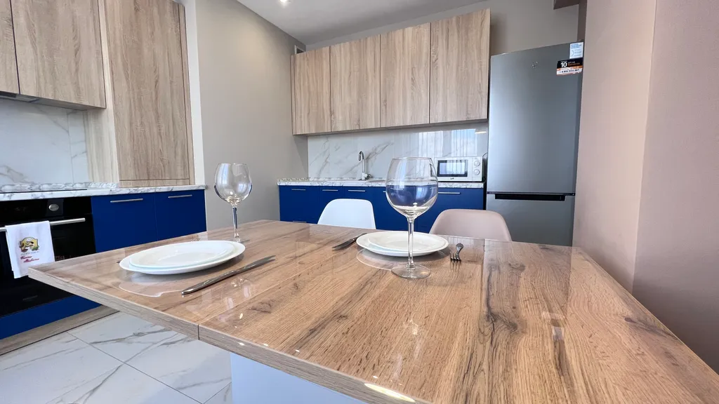 Современная квартира в центре с красивым видом на город