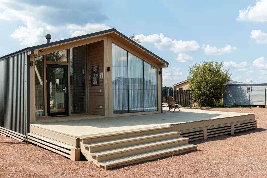 Семейный дом с костровой зоной и баней