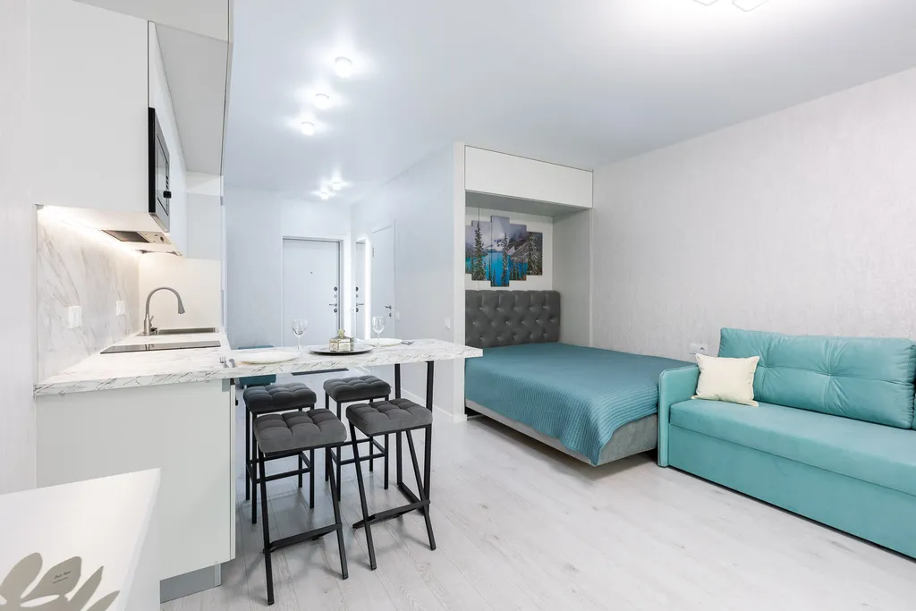 Уютная студия в Minsk World