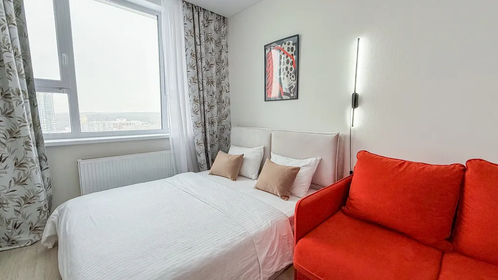 Студия на высоком этаже