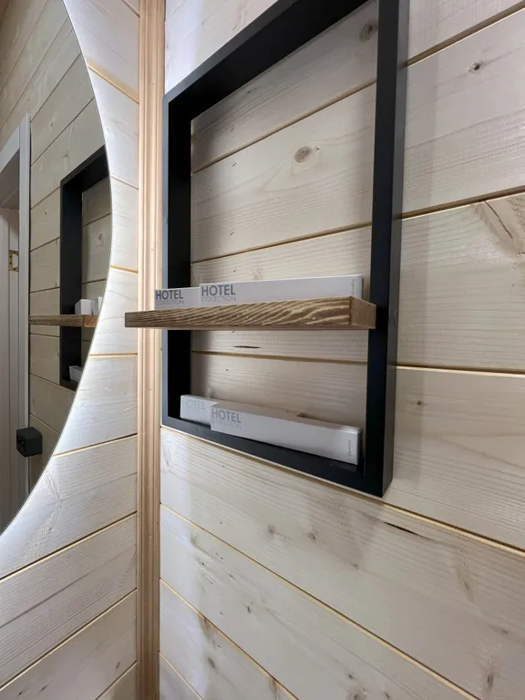 Коттедж Коттедж Барн с панорамными окнами, террасой, баней и купелью — Петровское