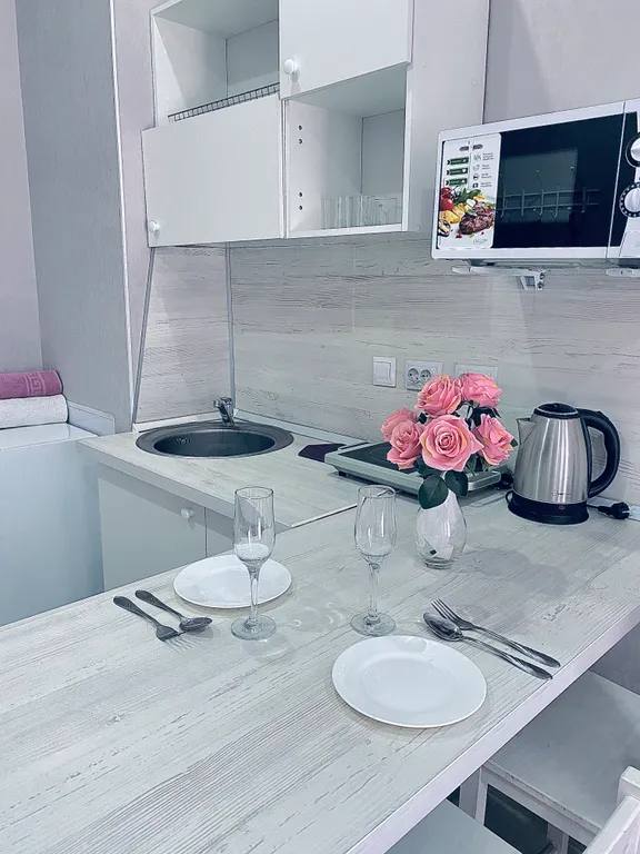 Квартира Квартира Студия Фиолет возле парка и лебединого озера — Горячий Ключ