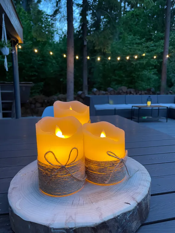 Уютный дом в тишине хвойного леса