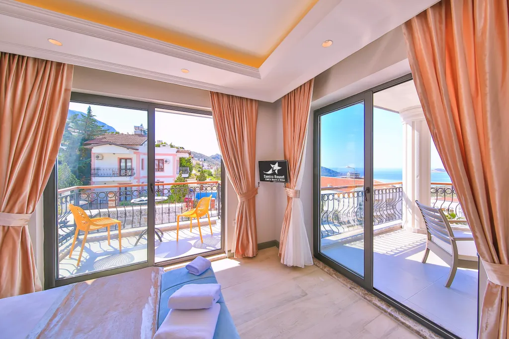 Коттедж Вилла 485 с видом на море и бассейном — Калкан