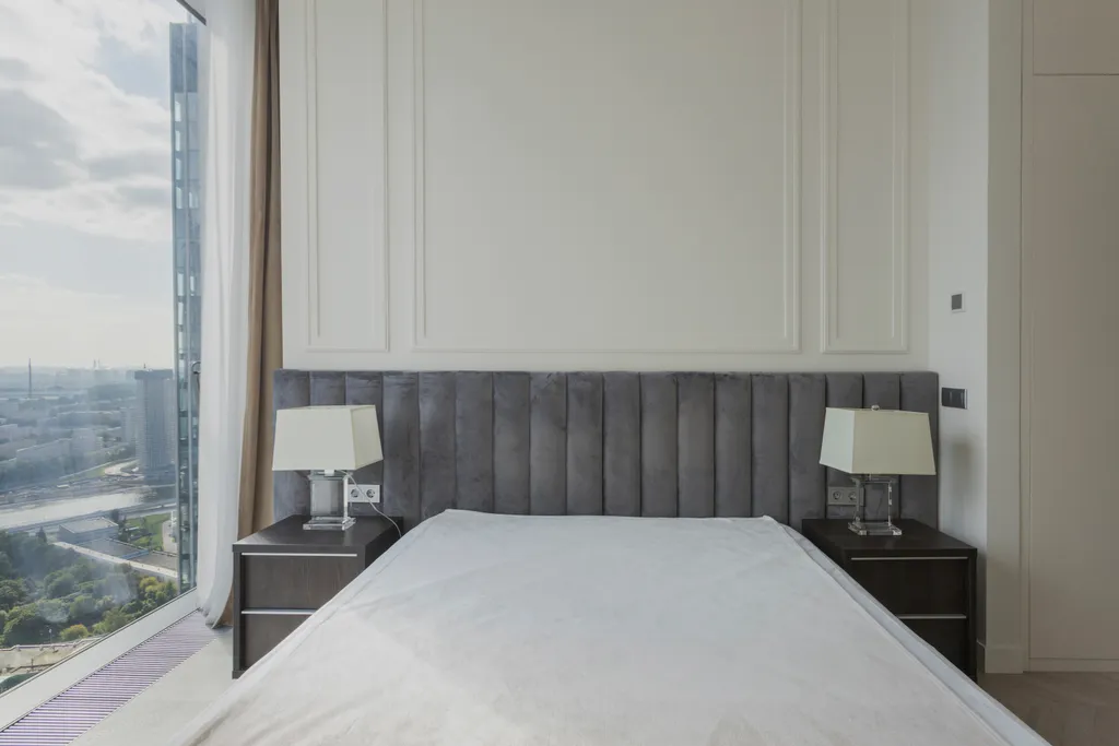 Лаконичный и стильный апартамент с видом на сити