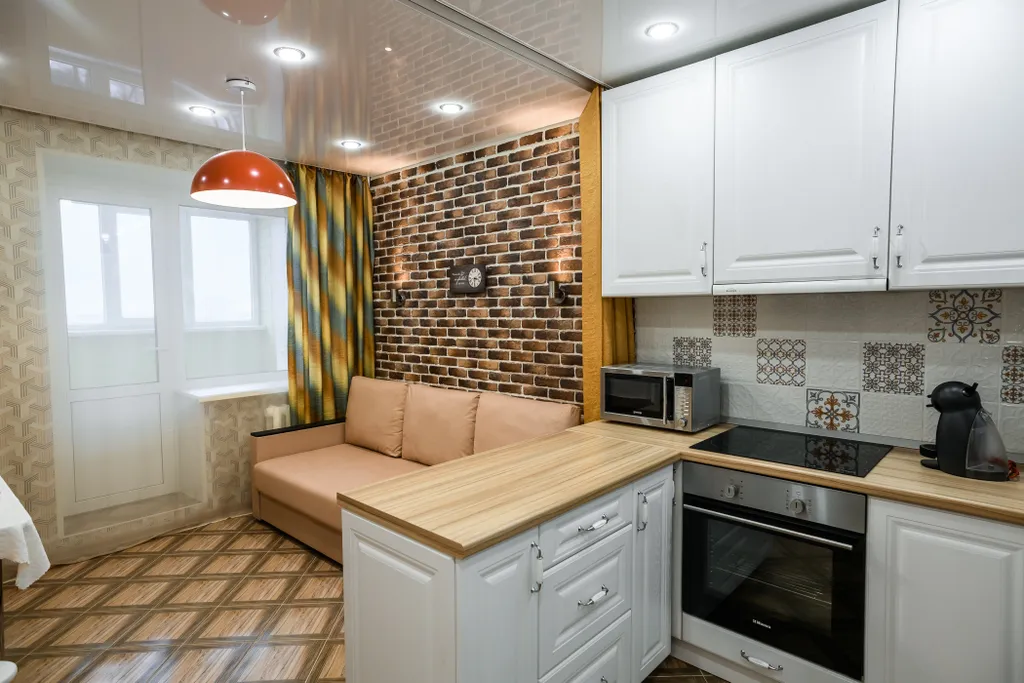 Стильные апартаменты с видом на город