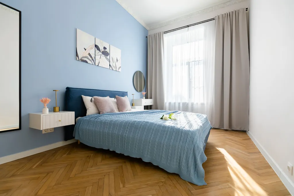 Видовая с балконом, 3 спальни