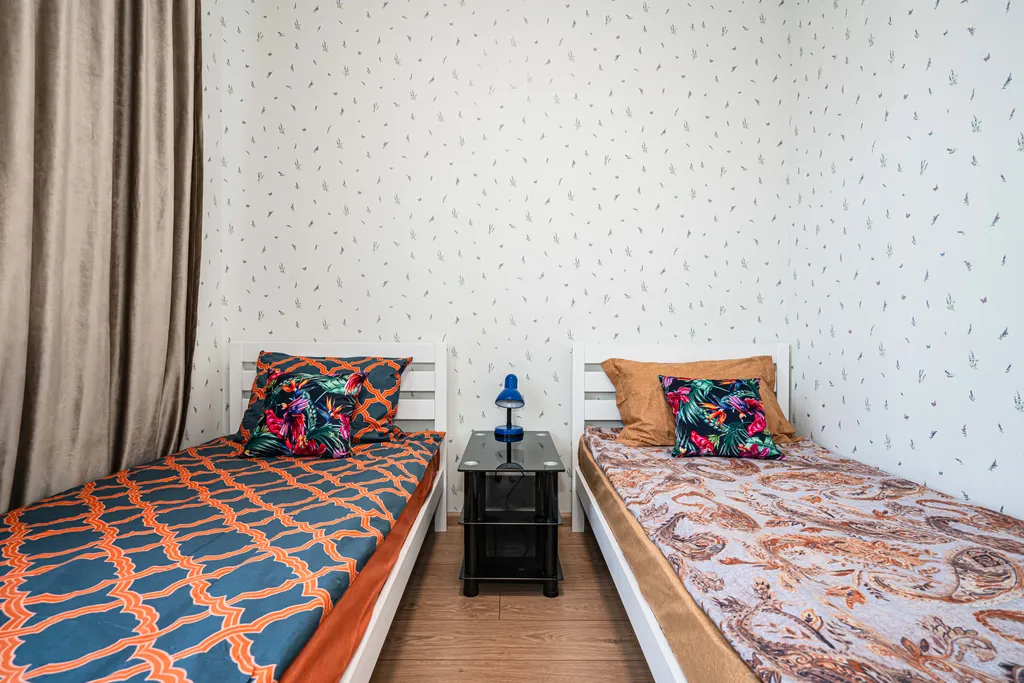 Апартаменты в стиле бамбук на берегу моря и променада