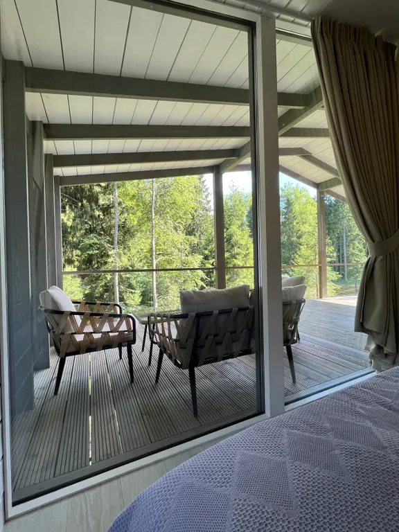 Видовой дом с джакузи и баней