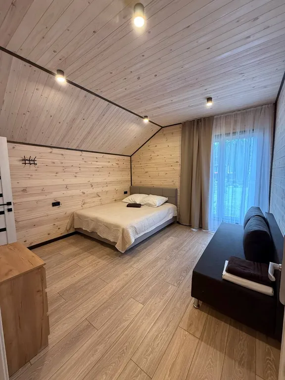 Комфортный дом на компанию с видом на озеро Тургояк