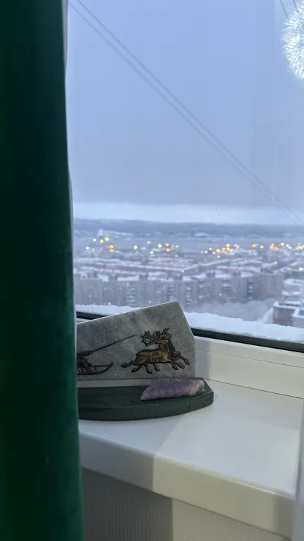 Квартира с потрясающим панорамным видом на город Мурманск