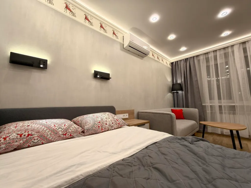 Уютная квартира c новым рeмонтoм в самом центре города