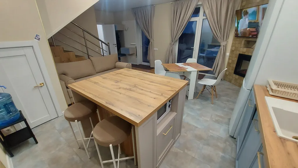 Коттедж ЭКО-Дом с тёплым бассейном и баней в Красном Кургане — Красный Курган