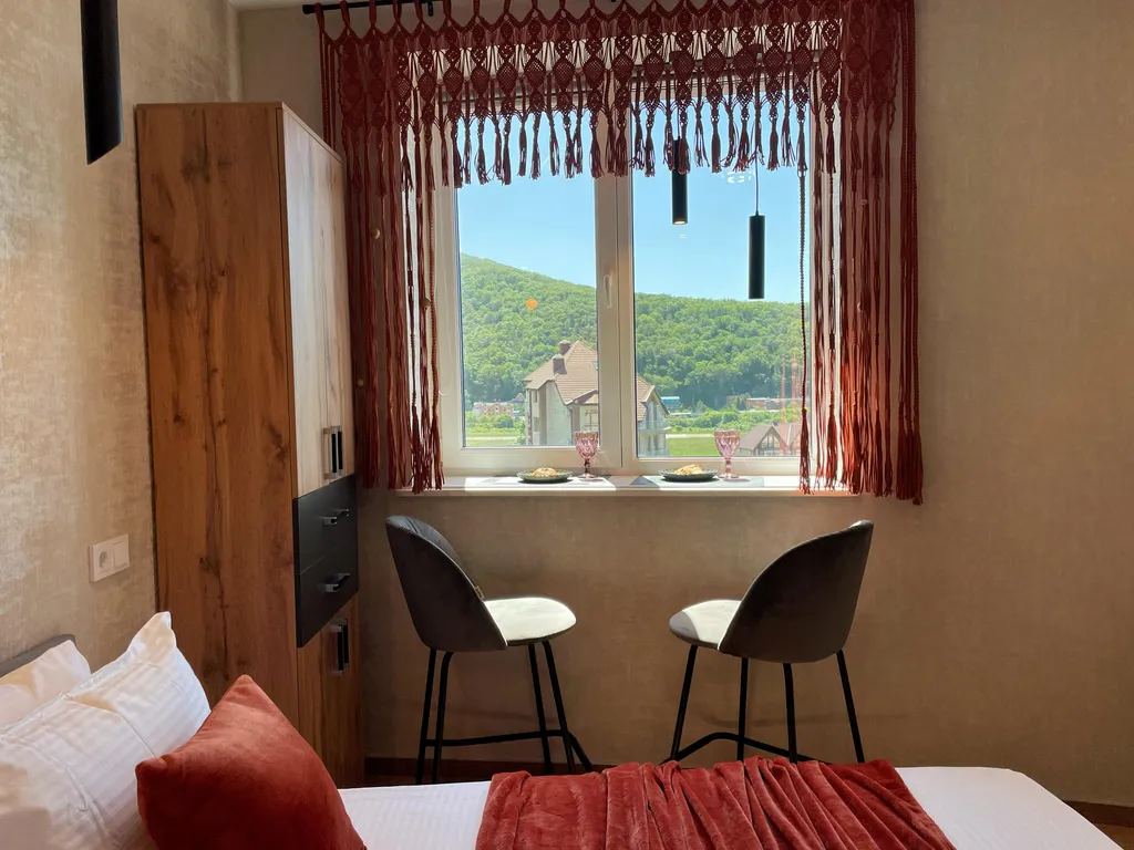 Апартаменты с видом на море и горы, 3 минуты до пляжа