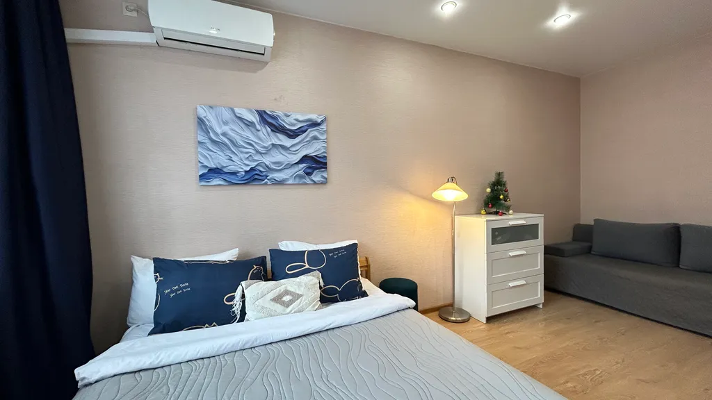 Квартира Уютные апартаменты c открытым балконом для курения — Краснодар