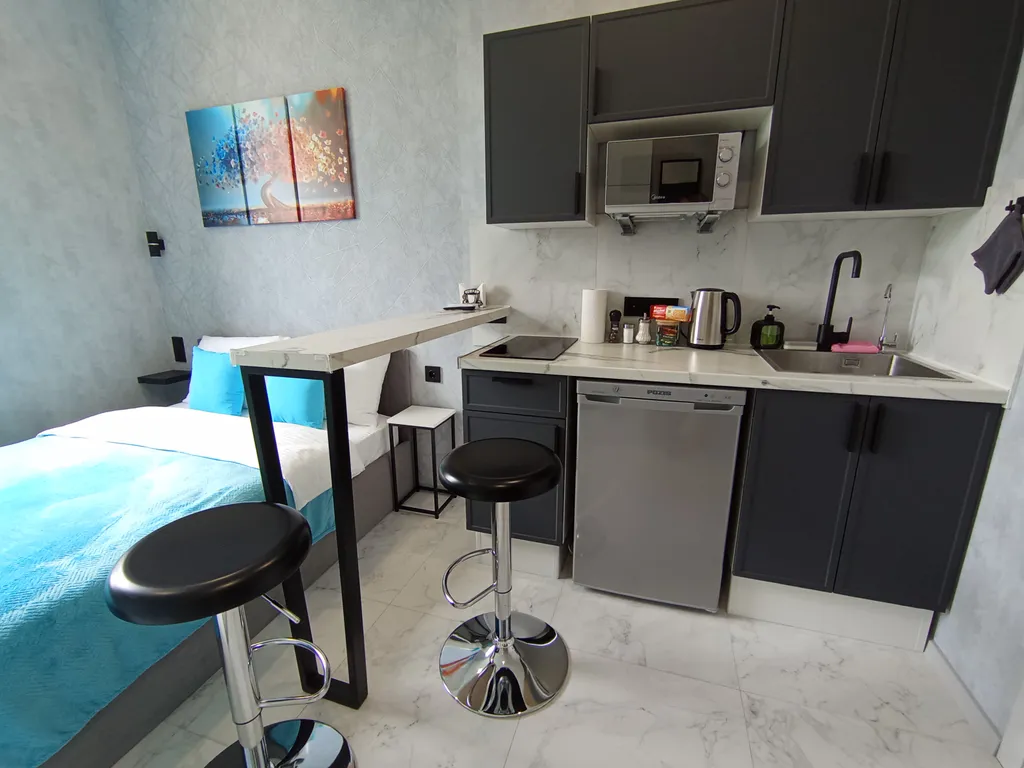 Квартира Квартира Уютная студия у метро Спартак — Москва