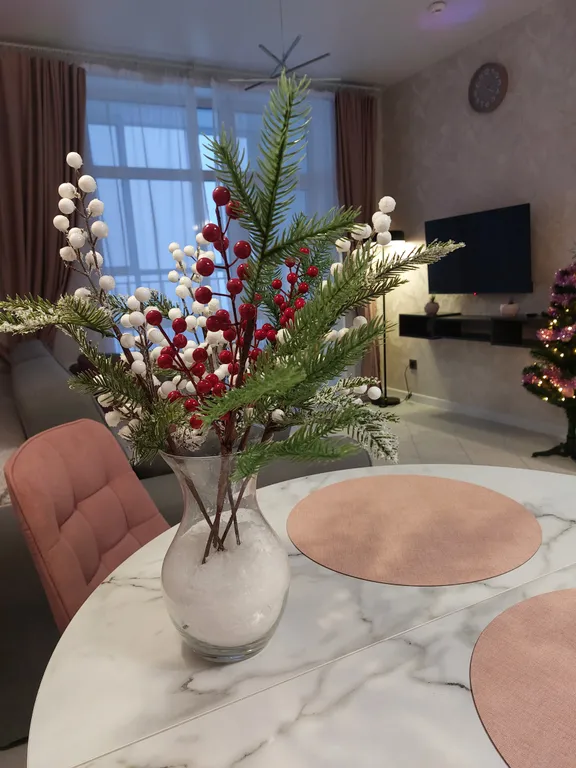 Новая, стильная 2-евро квартира на 22-м этаже с видом на город