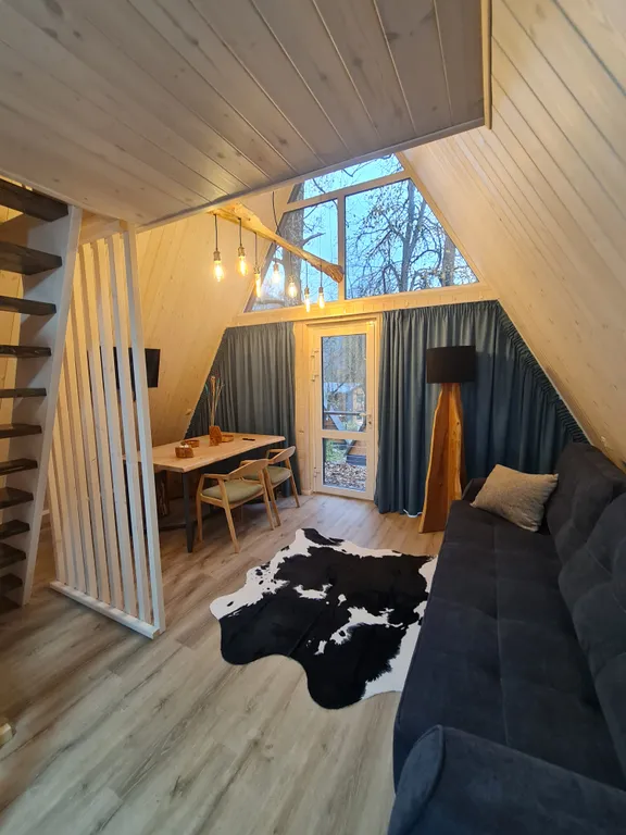 Коттедж Коттедж А-фрейм в заповедном лесу — Архыз