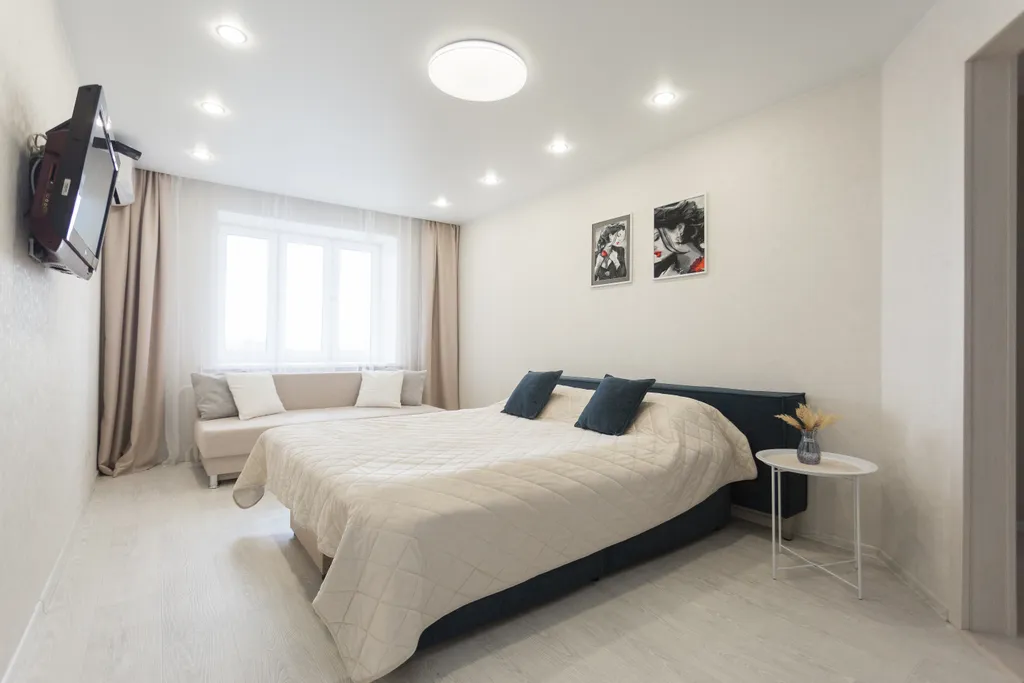 Чистая уютная квартира в центре. Заселение до 23-00 ч