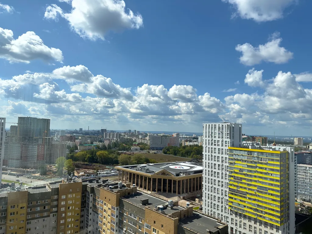 Квартира с красивым видом на город