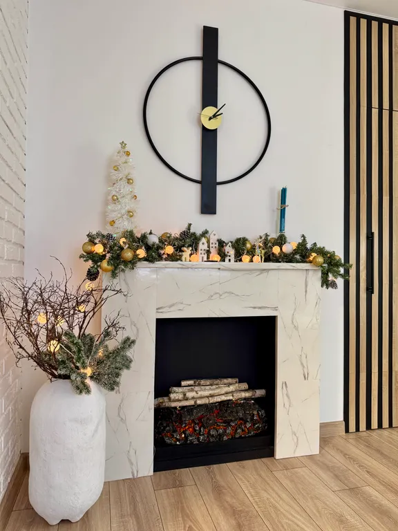 1-комнатная квартира с камином и двумя санузлами