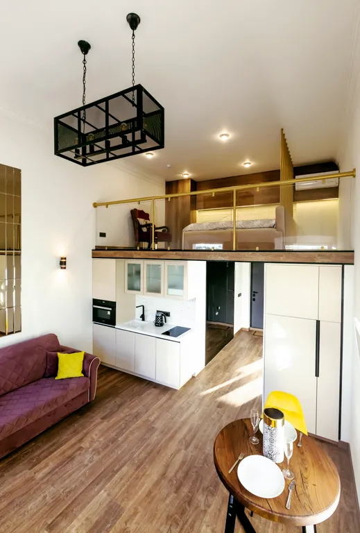 Квартира Квартира Двухуровневая студия в самом центре — Москва