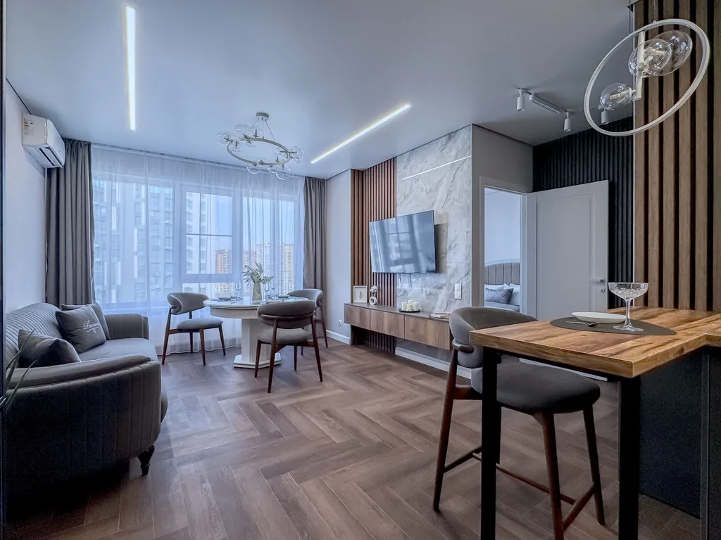 Удобная 2-комнатная квартира с первоклассным ремонтом