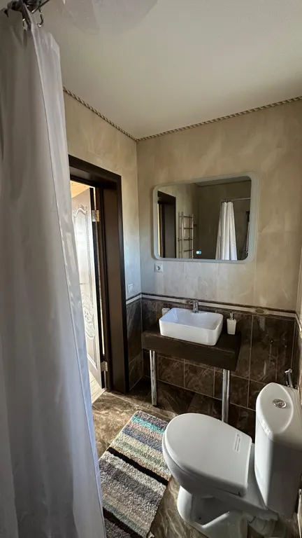 Шале с видом на горы и реку Moon House Arkhyz