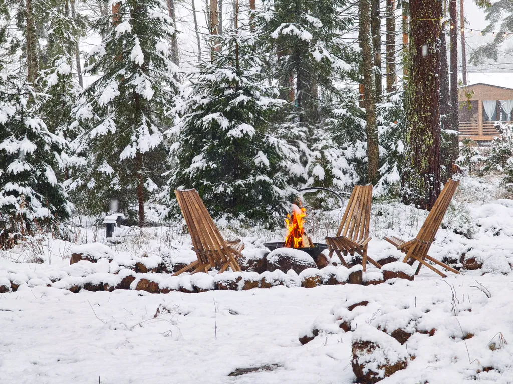 Новый дом на лесном участке