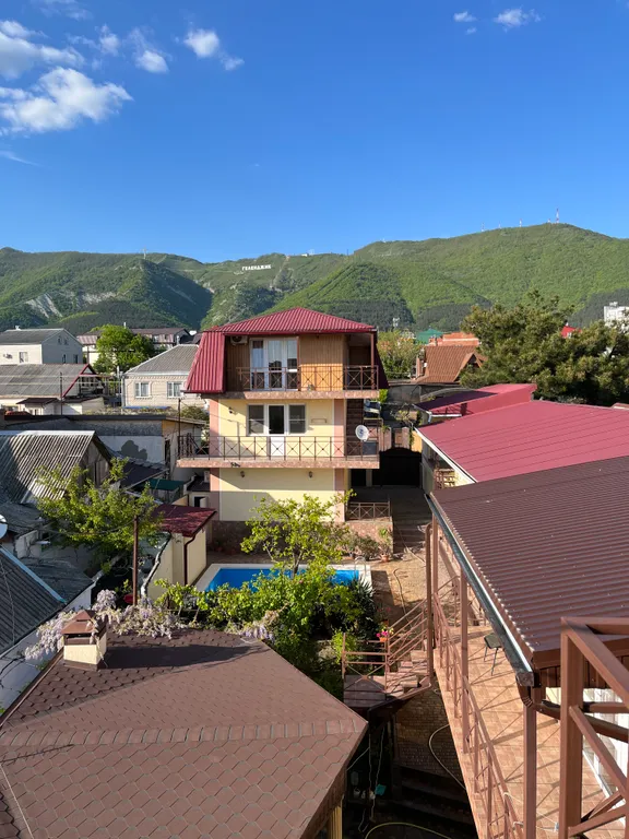 Двухкомнатный номер с кухней и бассейном