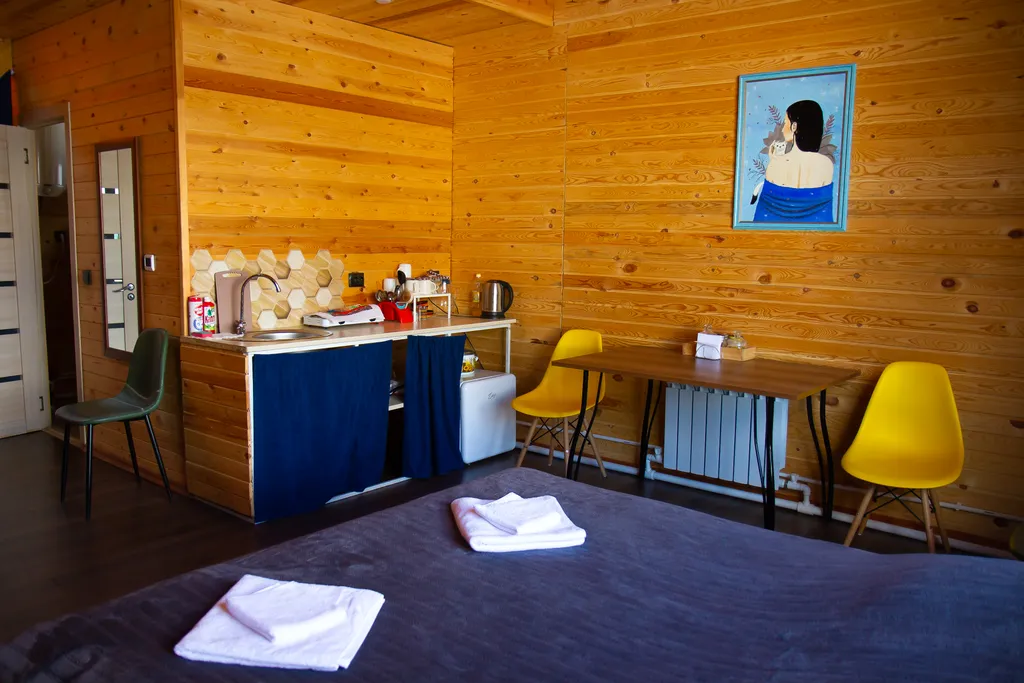 Домик на Байкале в скандинавском стиле