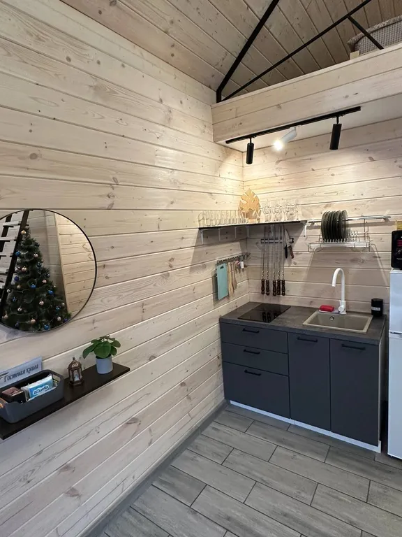 Уютный дом с купелью и бассейном  ( "Барн малый ")