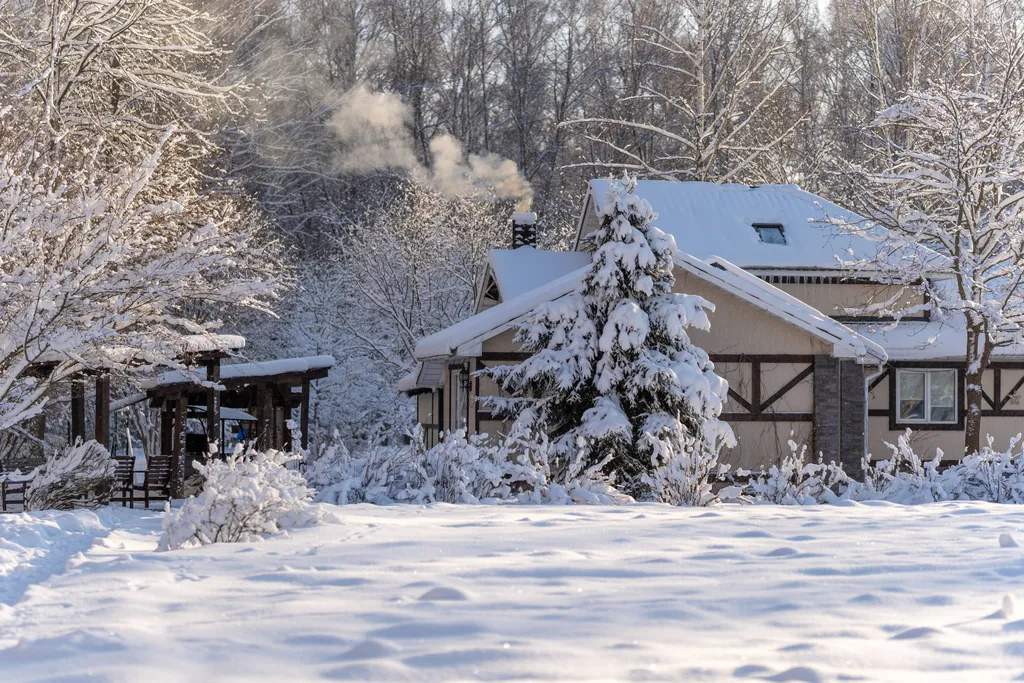 Уютный дом на лесной опушке