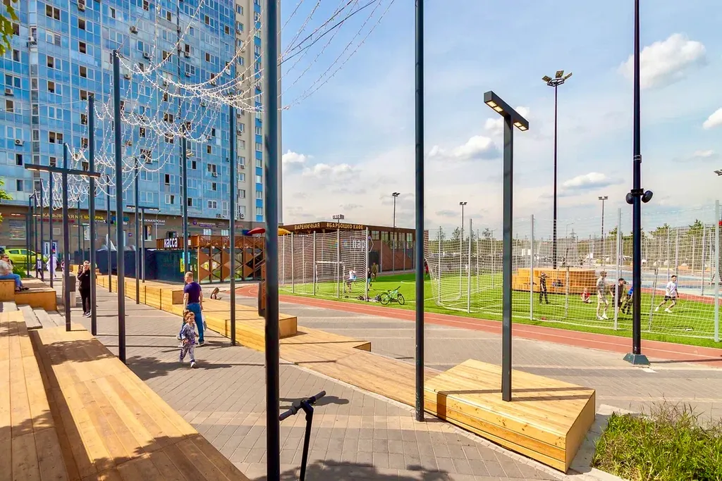 Уютная студия с большой лоджией в доме бизнес-класса