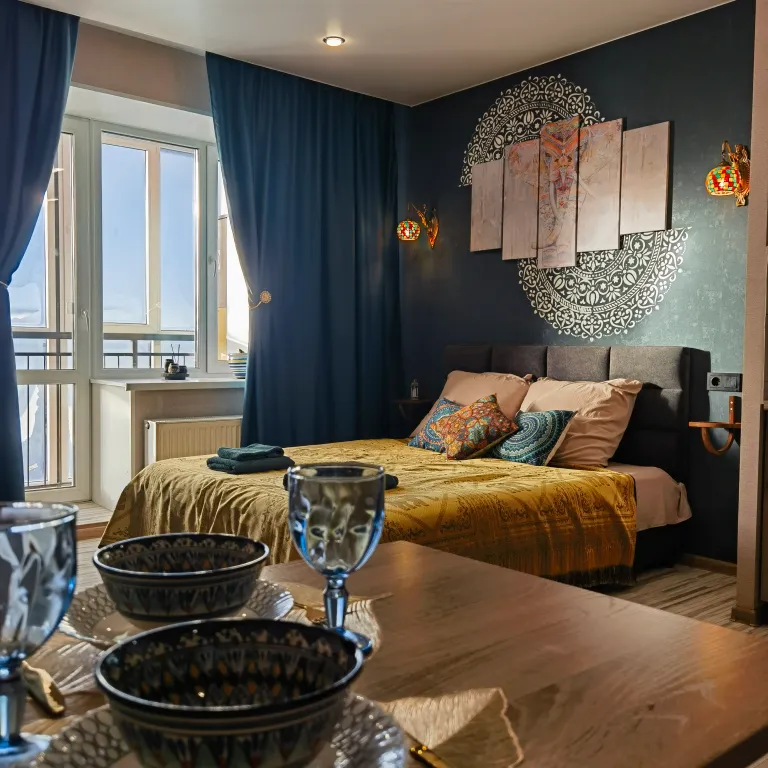 Студия Азия с кондиционером в сторону Аэропорта