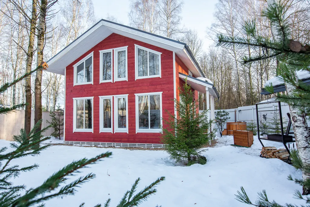 Коттедж Дом в лесном участке у реки с баней и горячей купелью фурако — Логиново