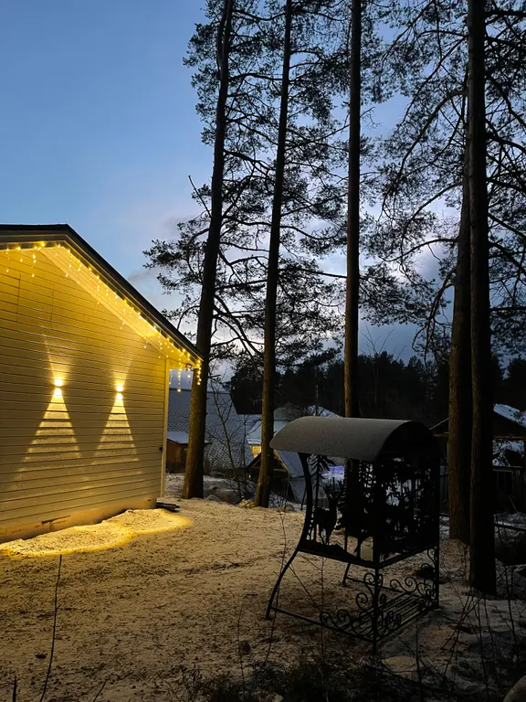 Уютный дом с живописным видом на лес