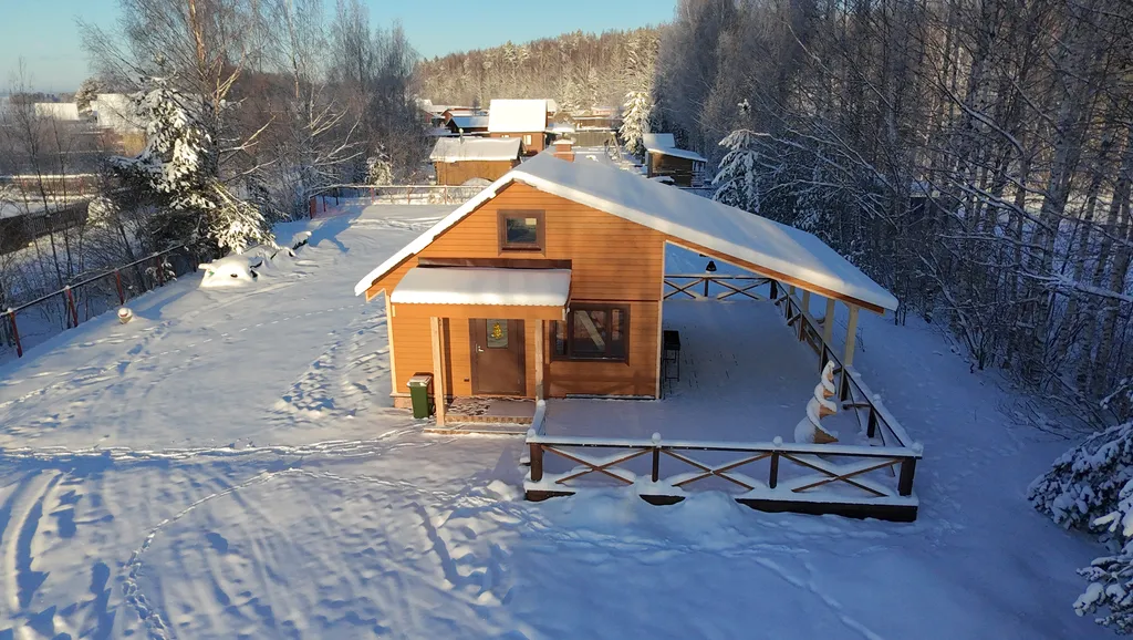 Гостевой дом с просторной крытой террасой