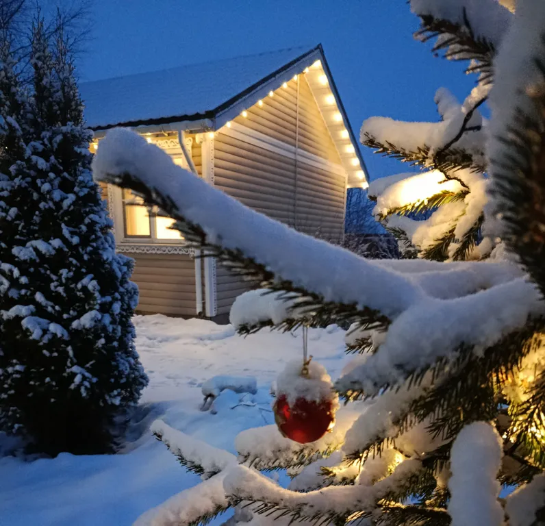 Уютный домик с видом на закат в Марфино