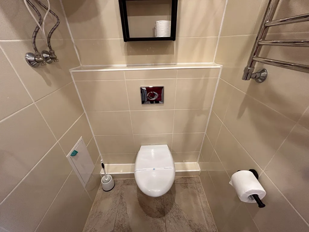 Студия с красивым видом на центр города