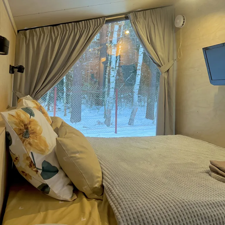 Дом Хижина с сауной внутри