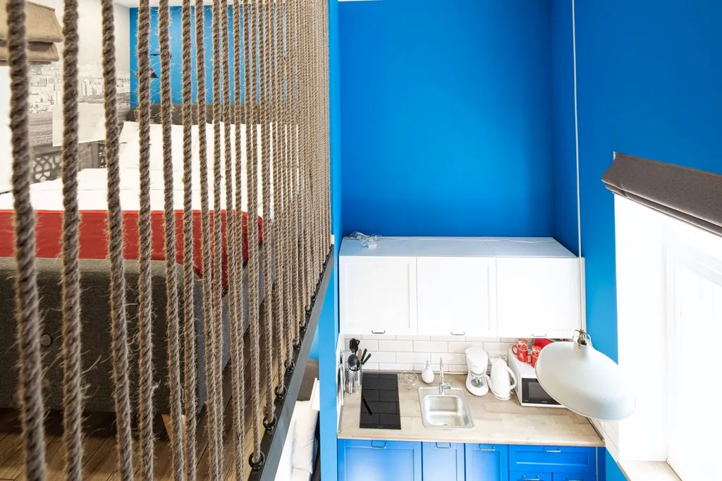 Апартаменты на 4 гостей с внутренним двориком