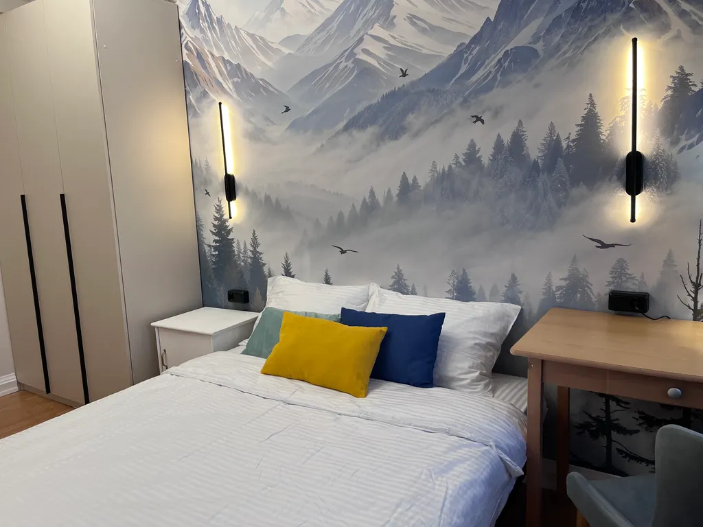 Стильная и просторная квартира в 10 минутах пешком от склона