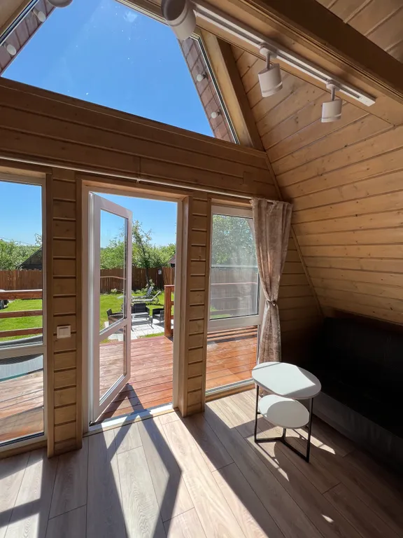 Коттедж Коттедж Новый уютный А-фрейм в черте города — Казань